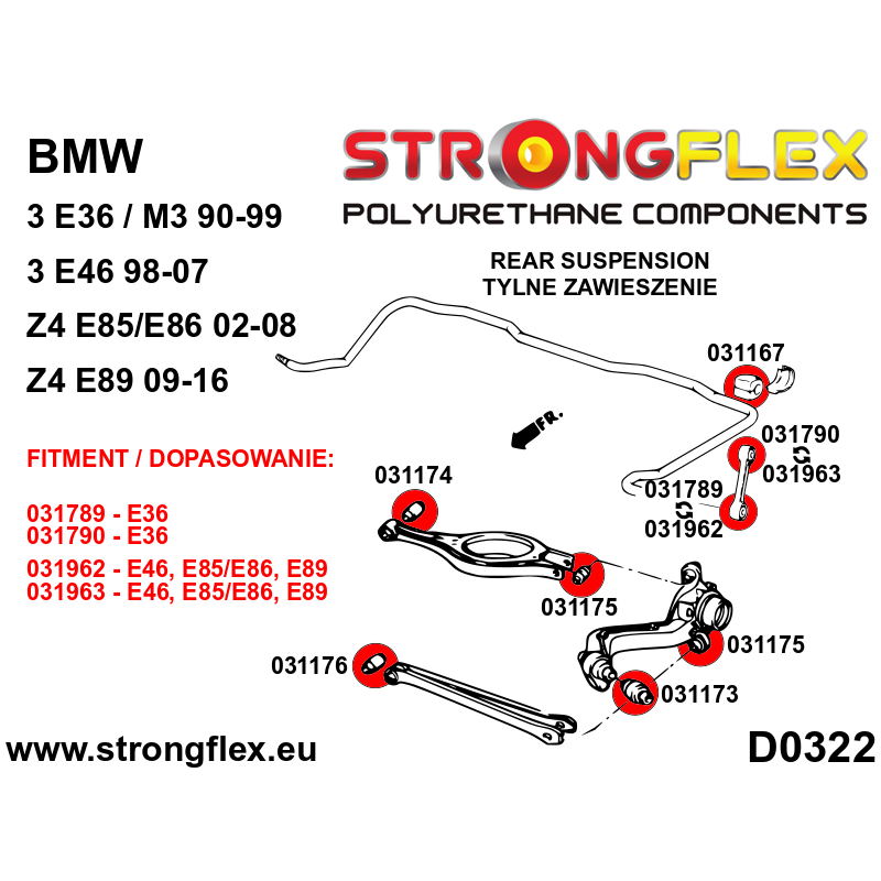 Rear Arm - Outer Bush Sport 031175A