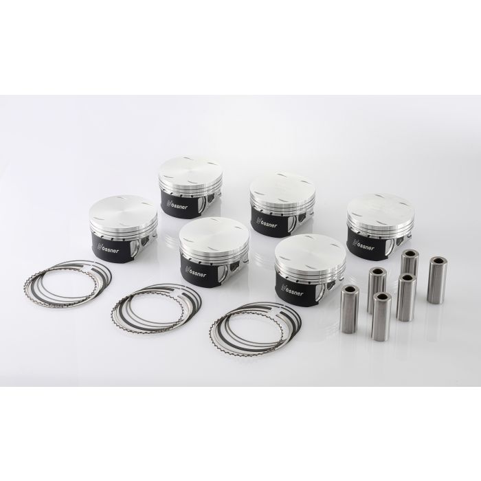 Forged pistons kit Wossner for Toyota Supra 3.0 Turbo 86.00mm 9.0:1 3030cm 2JZ