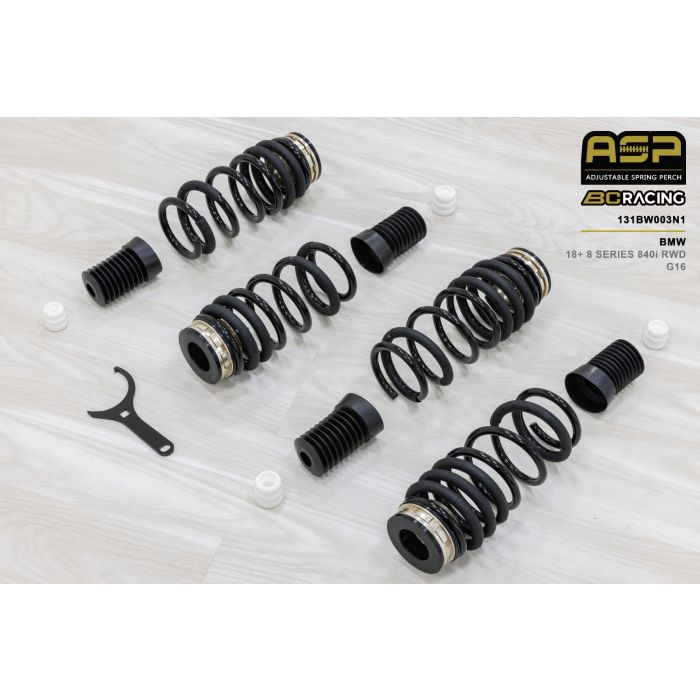 BC Racing ADJUSTABLE SPRING PERCH BMW 8 SERIES 840i RWD G16 (18+)