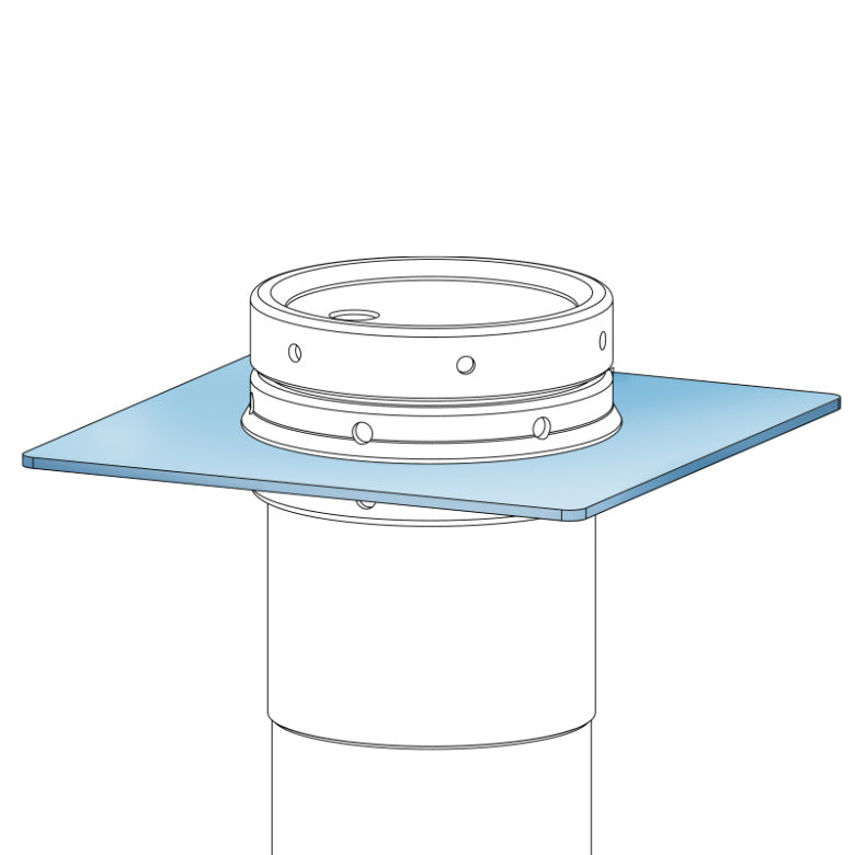 Nuke Performance Mounting steel plate for Air Jack 90 C