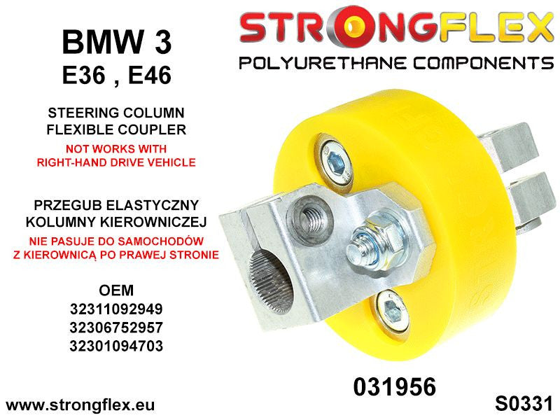 Steering column flexible coupler SPORT 031956A