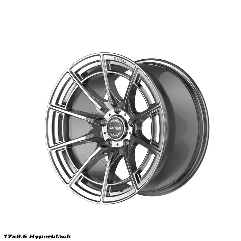 DS-F55 Alloy Wheel 17x9.5 ET15 5x114.3 CB73.1 Light Hyper Black