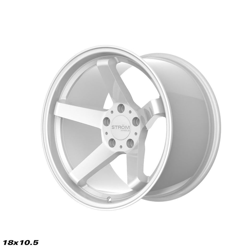DS-35 Alloy Wheel – 18x10.5 ET10 5x120 CB72.6 Full Gloss White