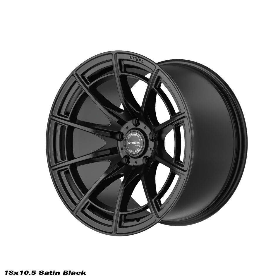 DS-F55 Alloy Wheel 18x10.5 ET28 5x120 CB72.6 Full Satin Black