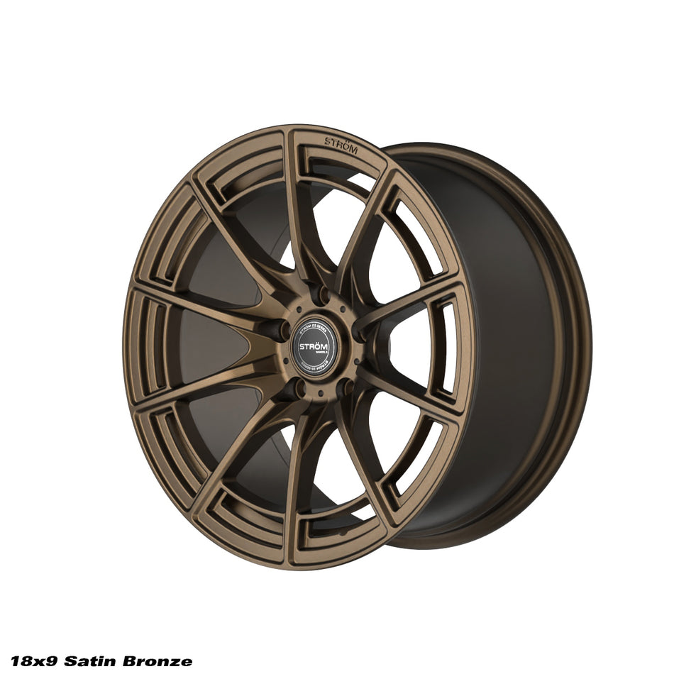 DS-F55 Alloy Wheel 18x9 ET30 5x114.3 CB73.1 Dark Satin Bronze