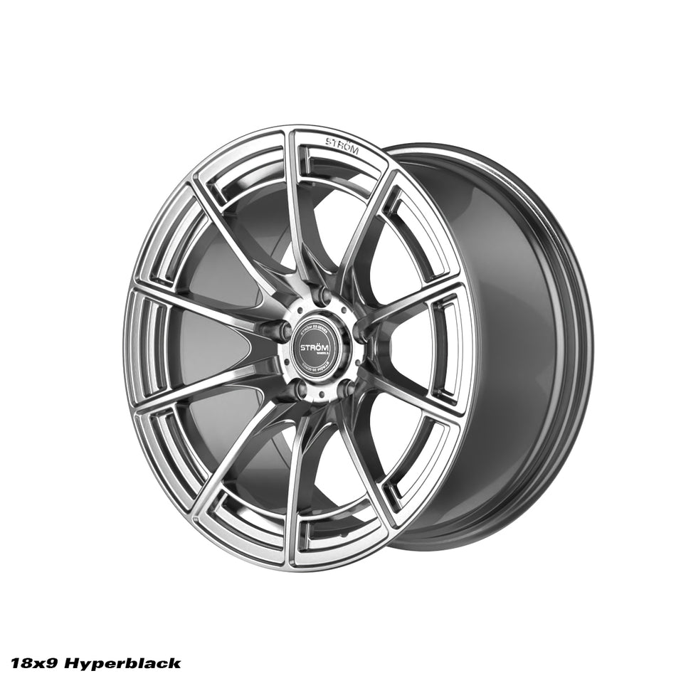 DS-F55 Alloy Wheel 18x9 ET30 5x114.3 CB73.1 Light Hyper Black