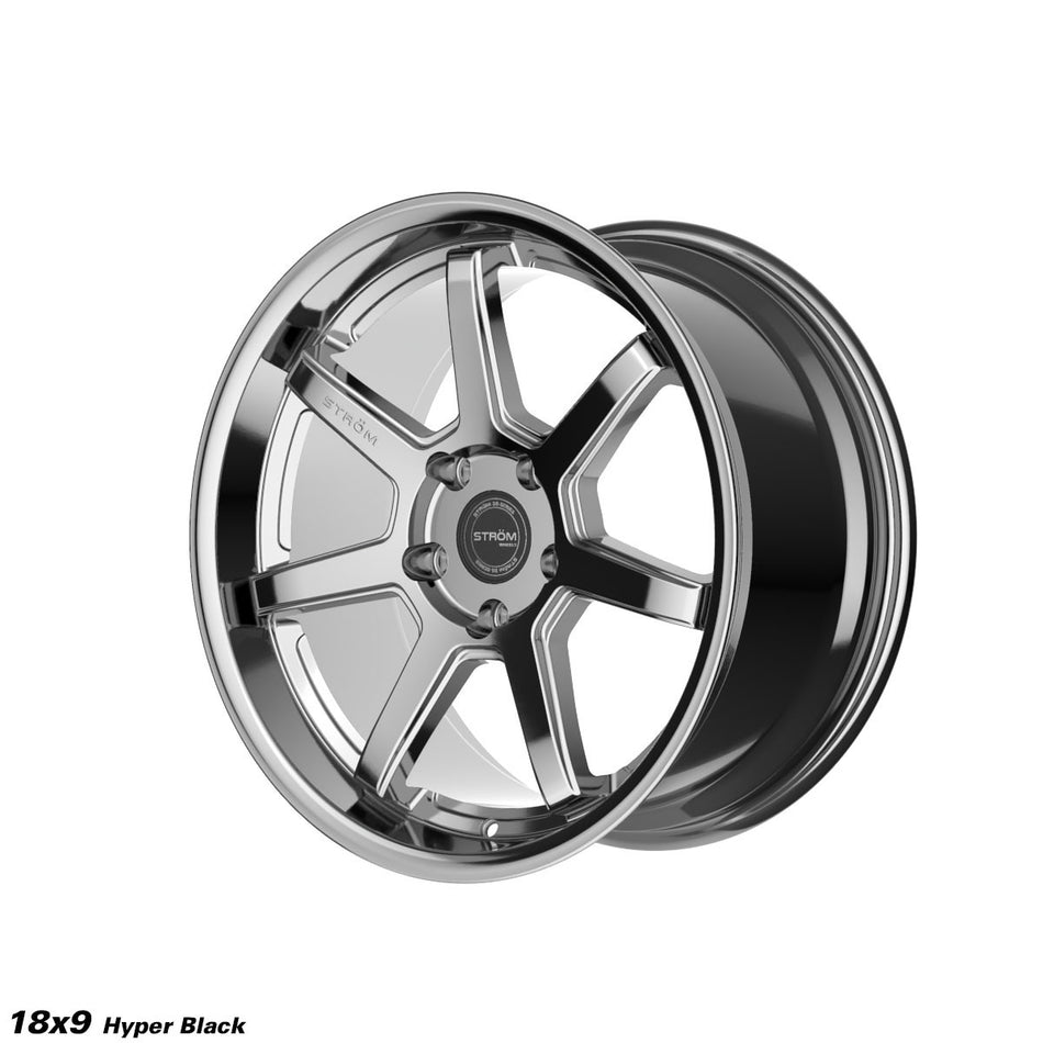 DS-15 Alloy Wheel – 18x9 ET33 5x100 CB73.1 Light Hyper Black