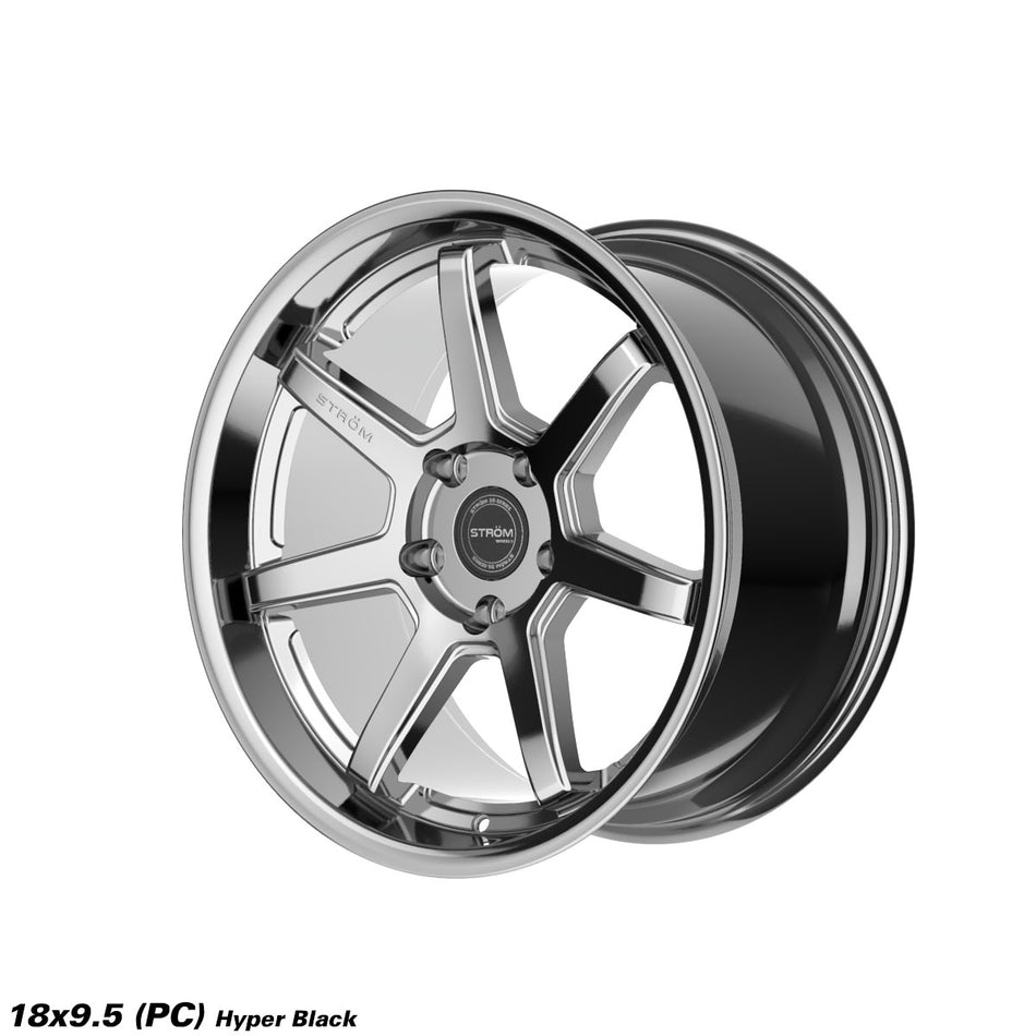 DS-15 Alloy Wheel – 18x9.5 ET25 5x120 CB72.6 Light Hyper Black