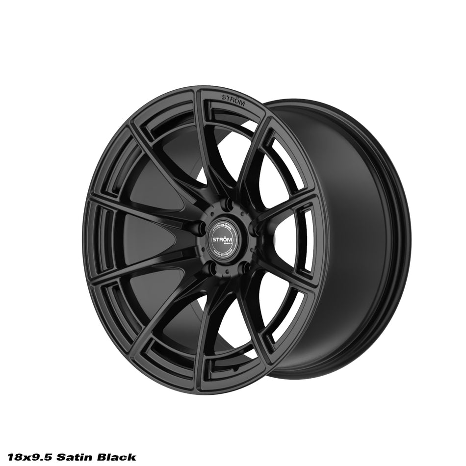 DS-F55 Alloy Wheel 18x9.5 ET8 5x120 CB72.6 Full Satin Black