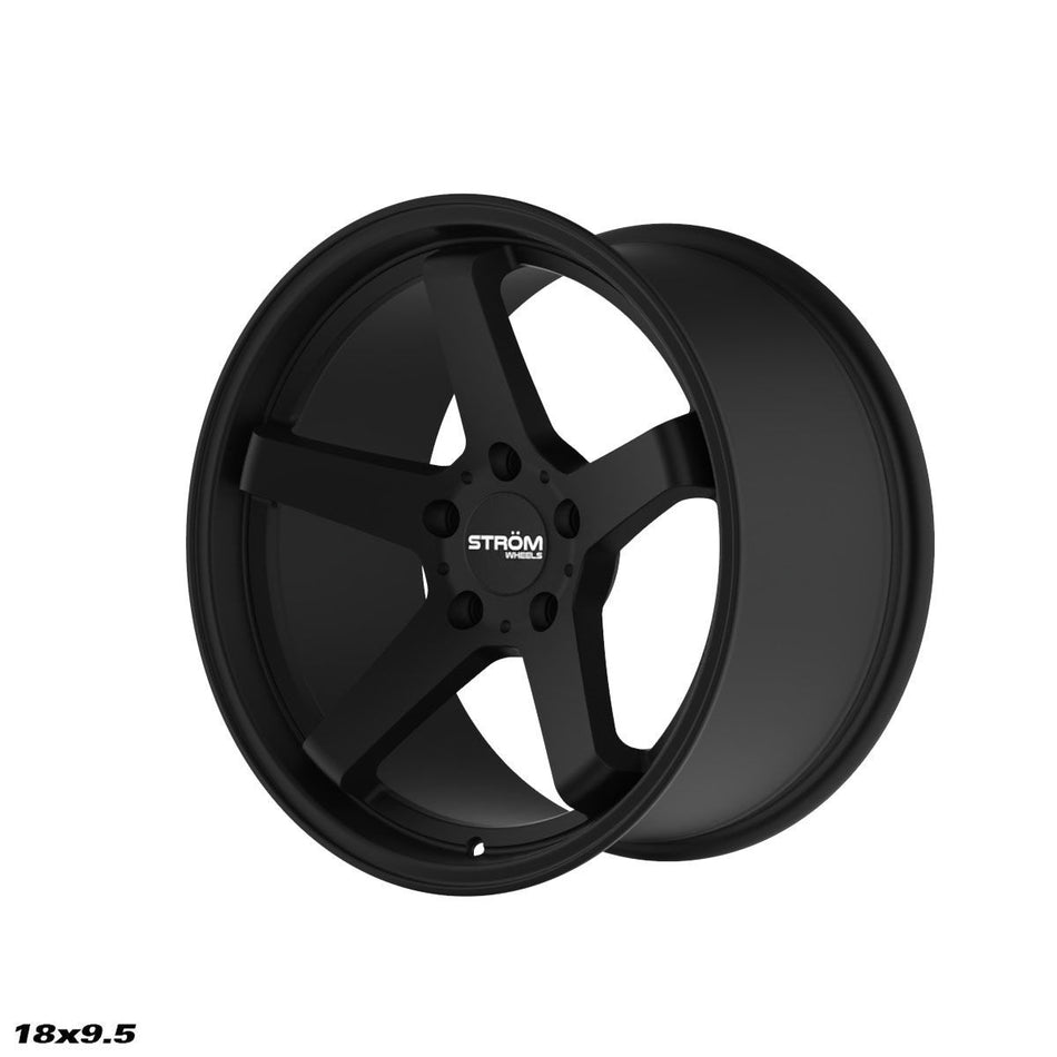 DS-35 Alloy Wheel – 18x9.5 ET15 5x114.3 CB73.1 Full Satin Black