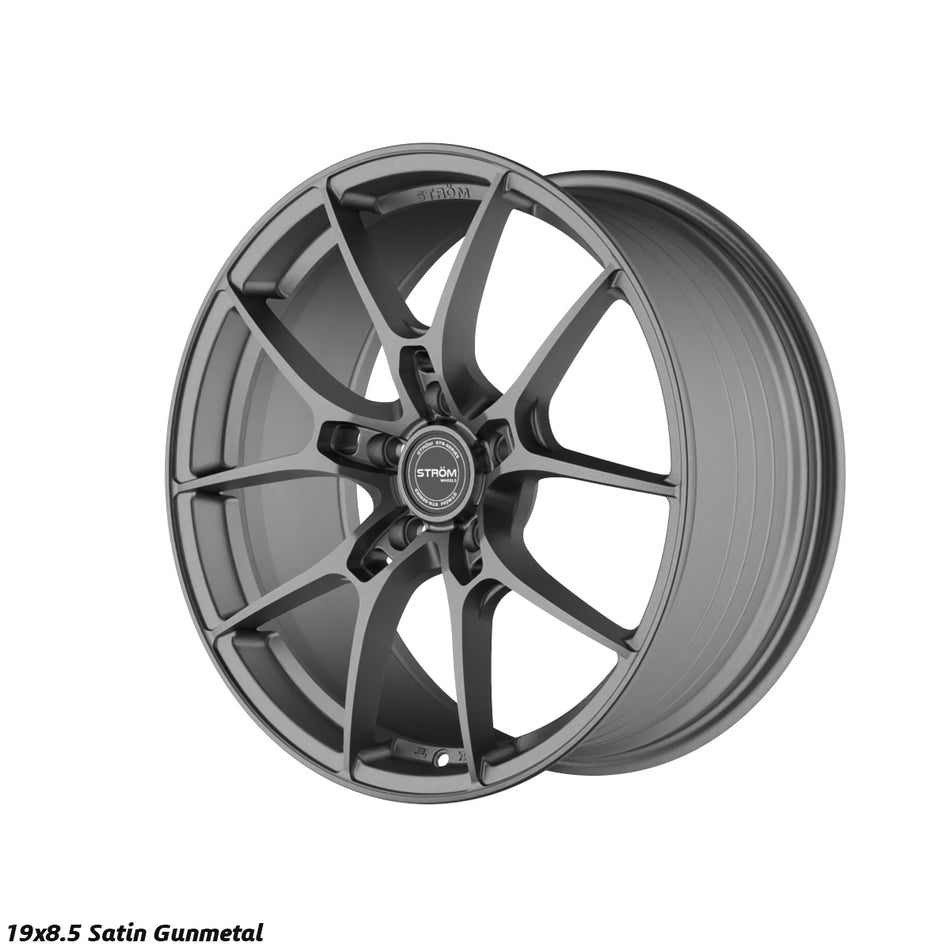 STR-F1 Alloy Wheel – 19x8.5 ET45 5x112 CB66.6 Satin Gun Metal