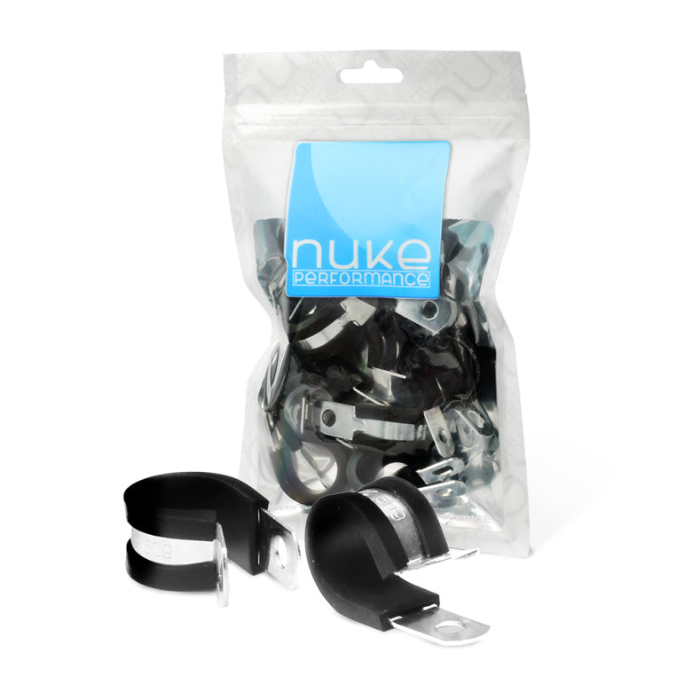 Nuke Performance Stainless Steel P-Clamp for AN fuel hose