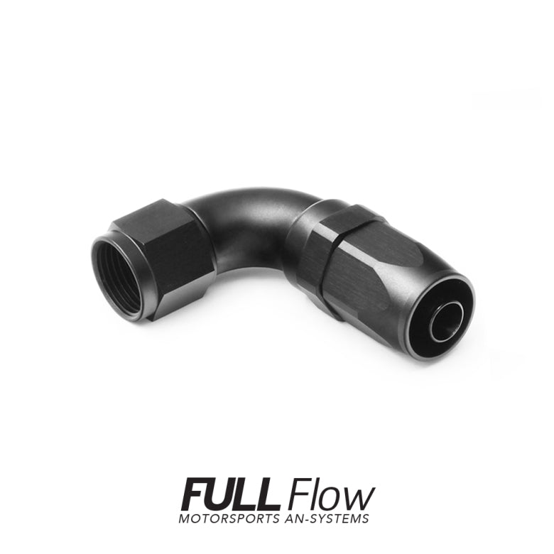 Nuke Performance Full Flow AN Hose End Fitting 90 Degree AN-4