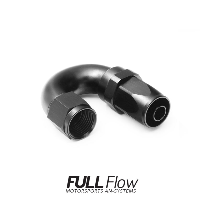 Nuke Performance Full Flow AN Hose End Fitting 180 Degree AN-4