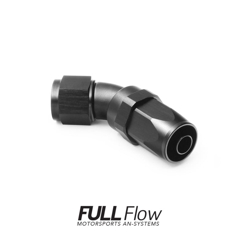 Nuke Performance Full Flow AN Hose End Fitting 45 Degree AN-6