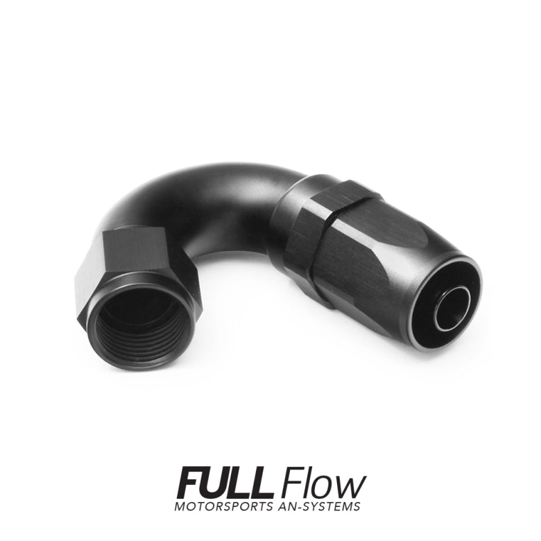 Nuke Performance Full Flow AN Hose End Fitting 150 Degree AN-8