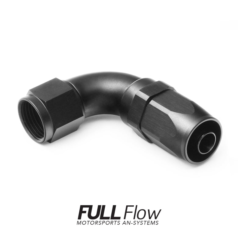 Nuke Performance Full Flow AN Hose End Fitting 90 Degree AN-10