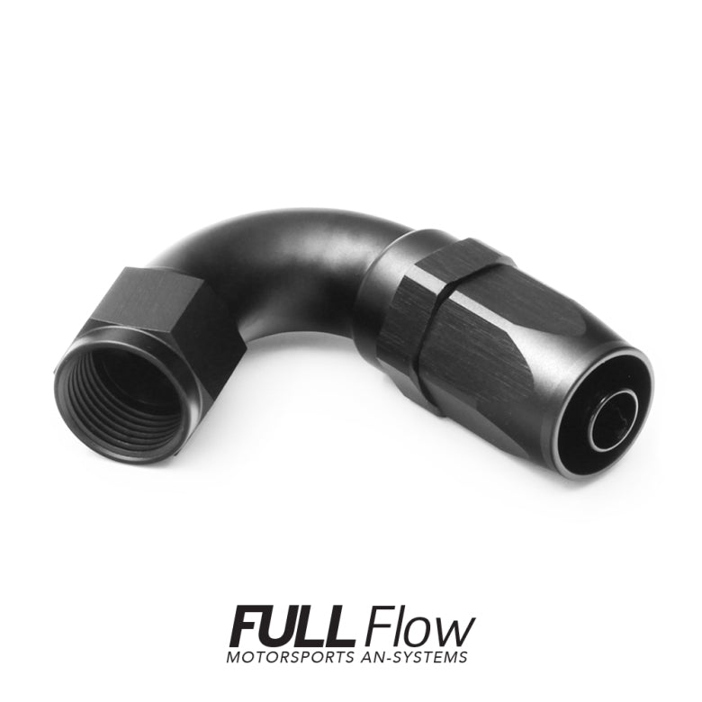 Nuke Performance Full Flow AN Hose End Fitting 120 Degree AN-10