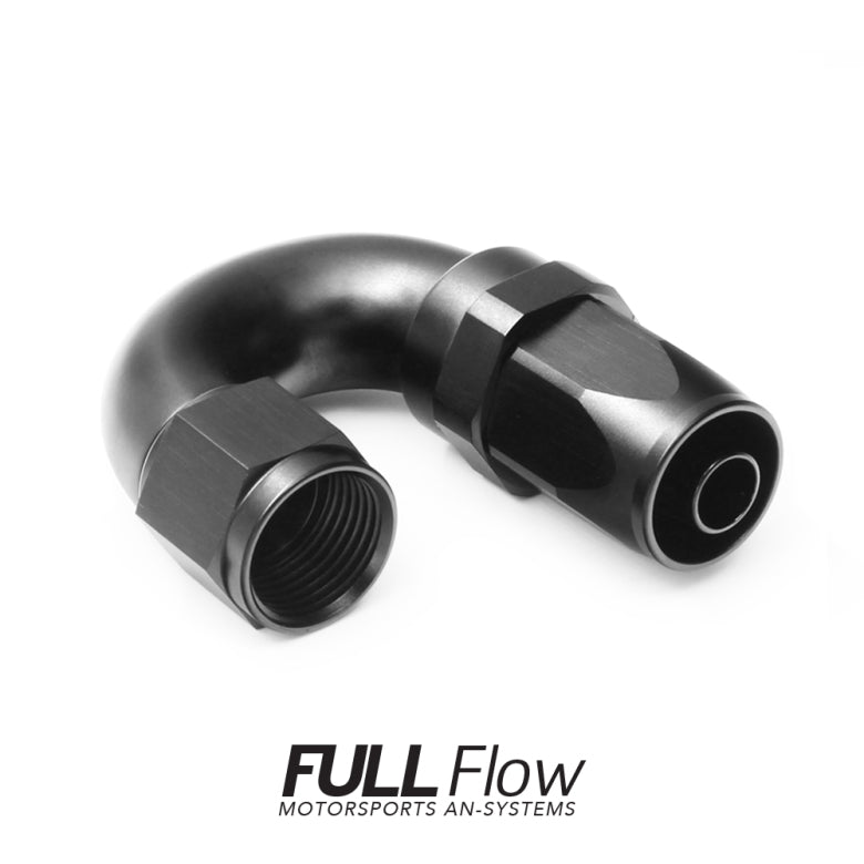 Nuke Performance Full Flow AN Hose End Fitting 180 Degree AN-10