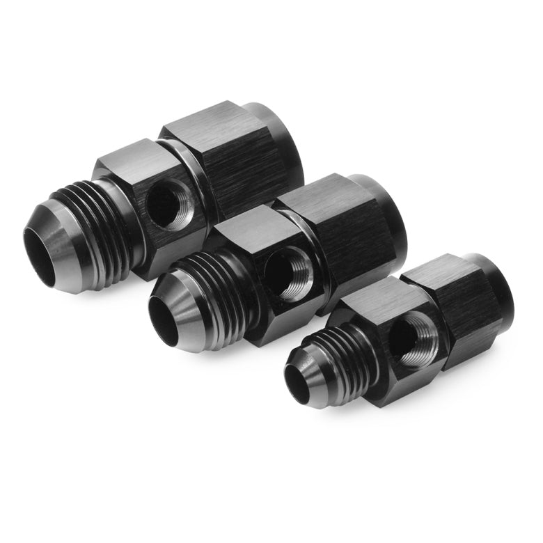 Nuke Performance AN Male to AN Female Pressure Gauge Adapter, 1/8 NPT