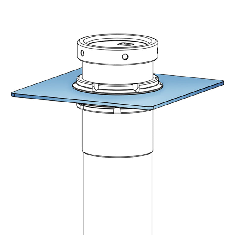 Nuke Performance Mounting steel plate for Air Jack 60C