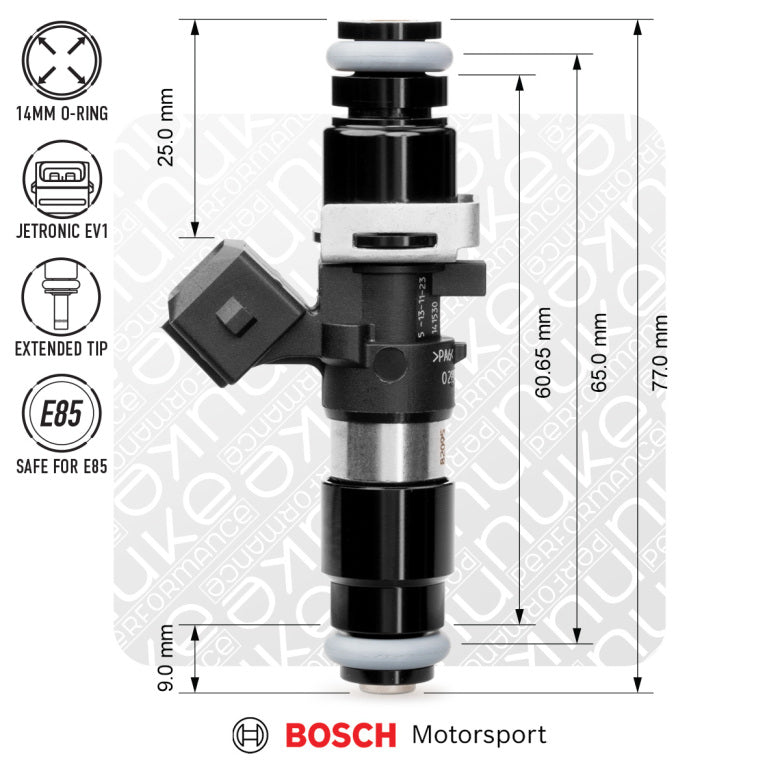 Bosch injector 1200cc, 65mm (EV14L)