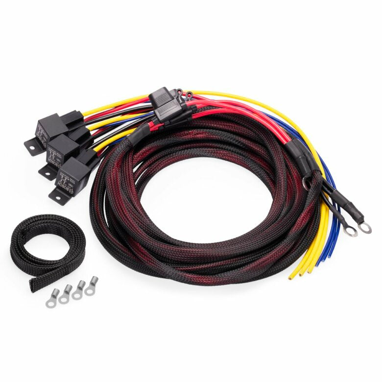 Nuke Performance Wiring kit for triple fuel pumps, 30-Amp, battery connection