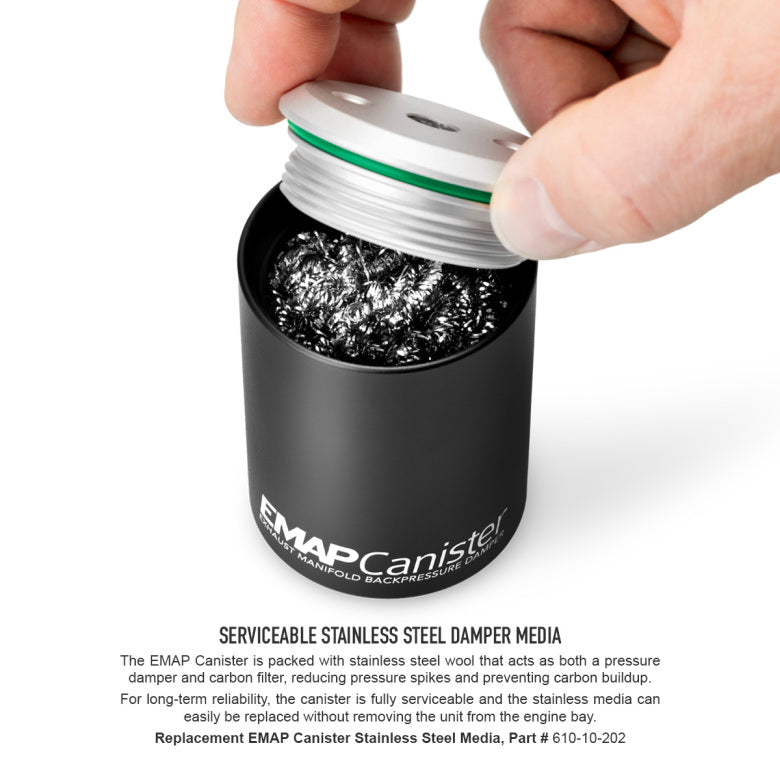 Nuke Performance Replacement EMAP Canister stainless steel media