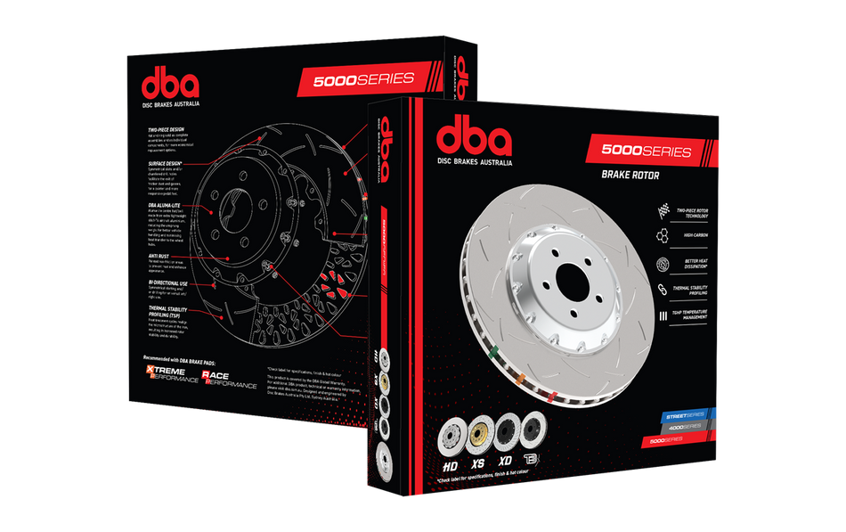 DBA 5000 series - T3 Slotted - Rotor Only DBA53934.1S