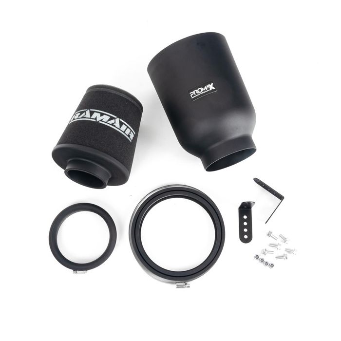 Ramair ProMax Large Universal Foam 89mm Alloy Neck Air Filter in Enclosed Airbox