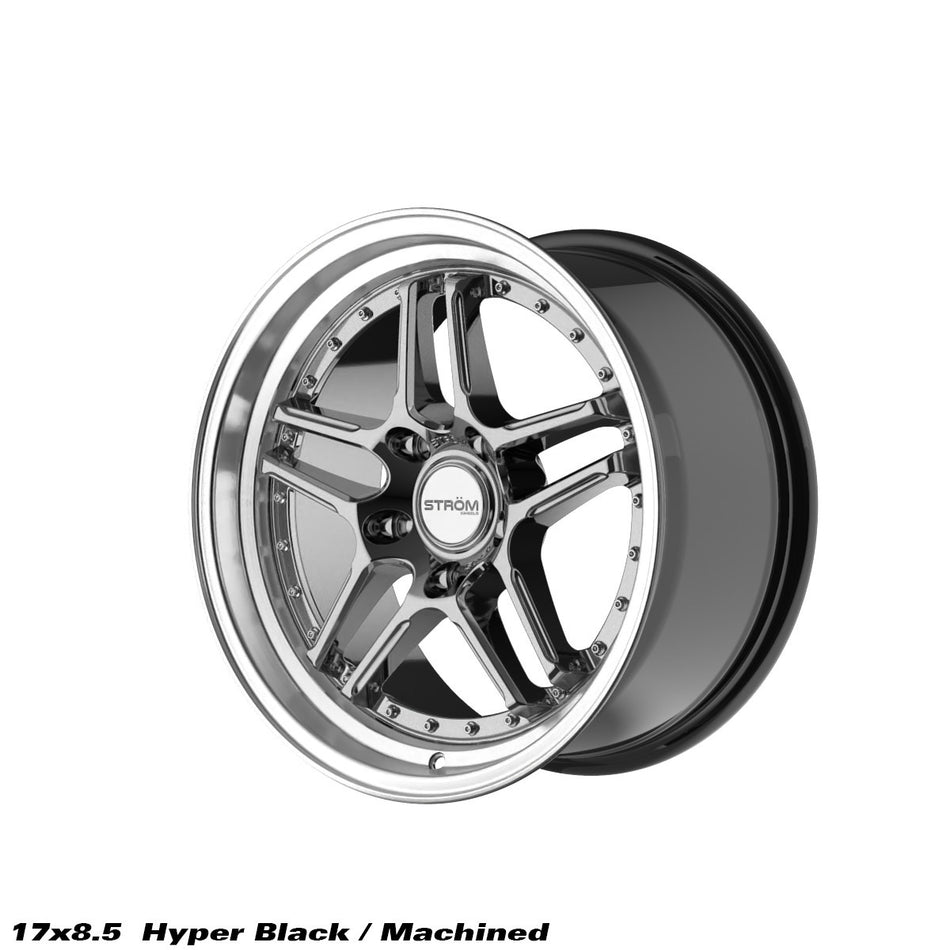 DS-05 Alloy Wheel – 17x8.5 ET30 5x120 CB72.6 Hyper Black / Polished Dish