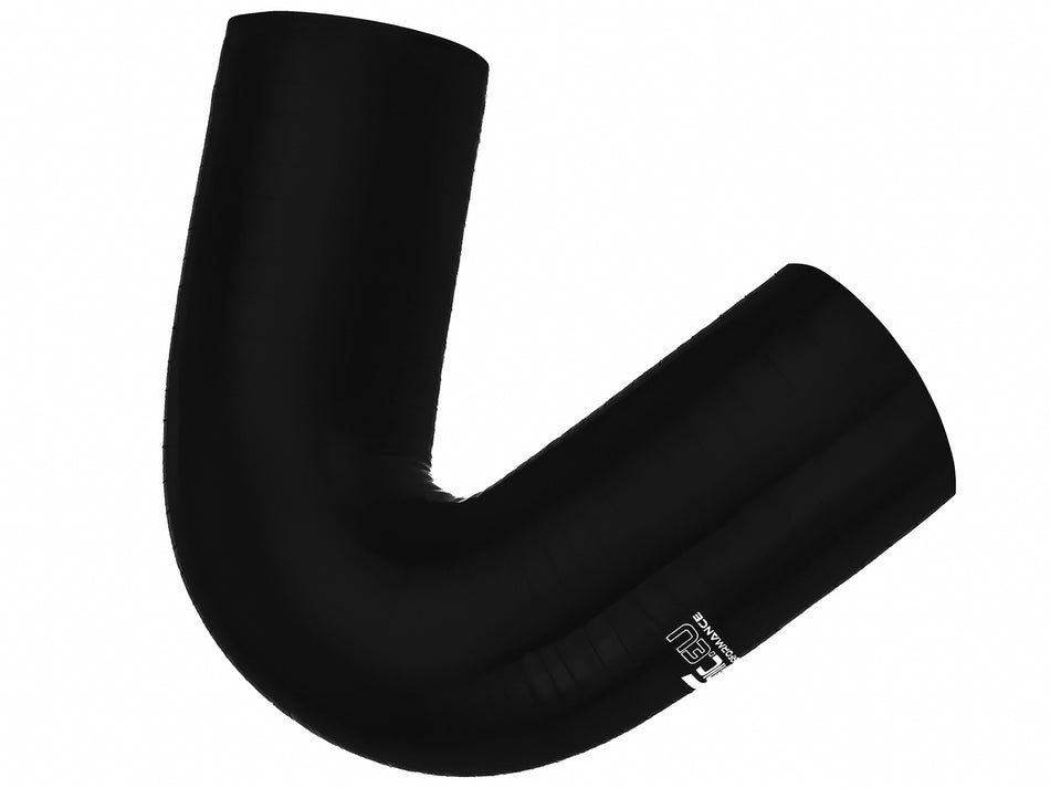 Silicone elbow 135' 48mm Black