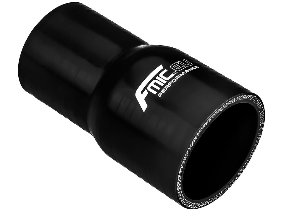 Silicone straight reducer 48/60mm Black