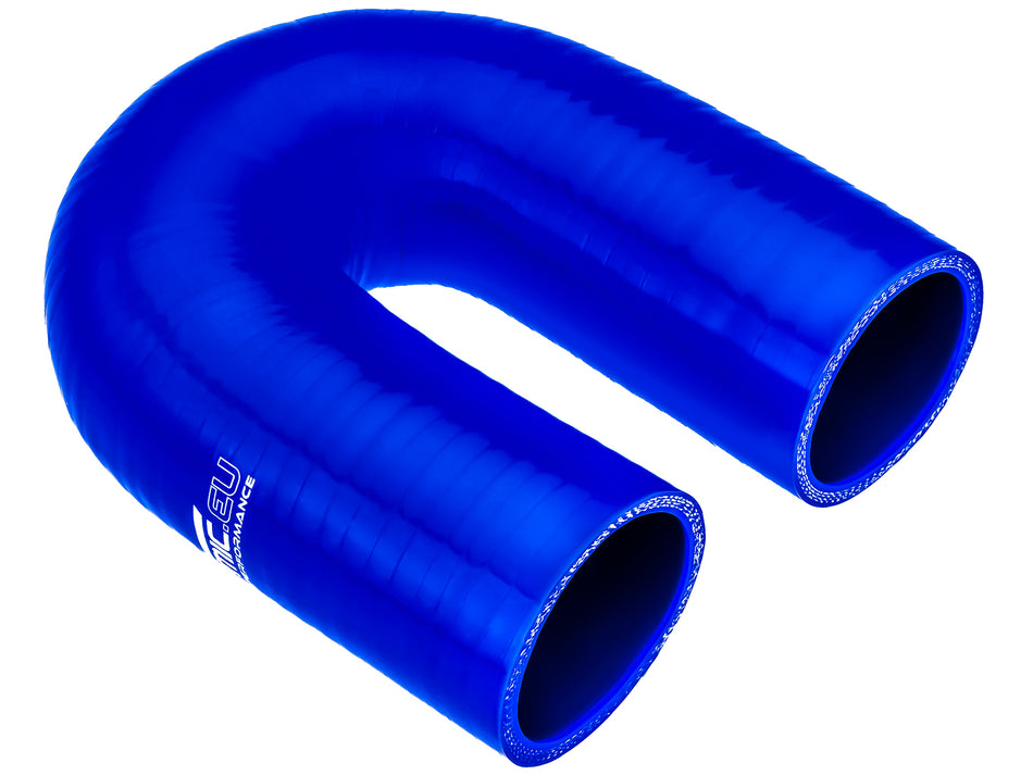 Silicone elbow 180' 102mm Blue