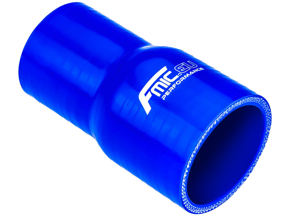 Silicone straight reducer 57/80mm Blue