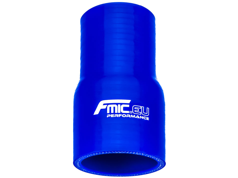 Silicone straight reducer 80/102mm Blue