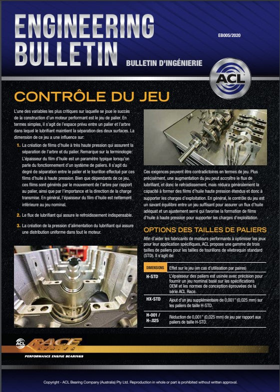 PROMO - ACL - Clearance Control FR PROMO - ACL - Clearance Control FR