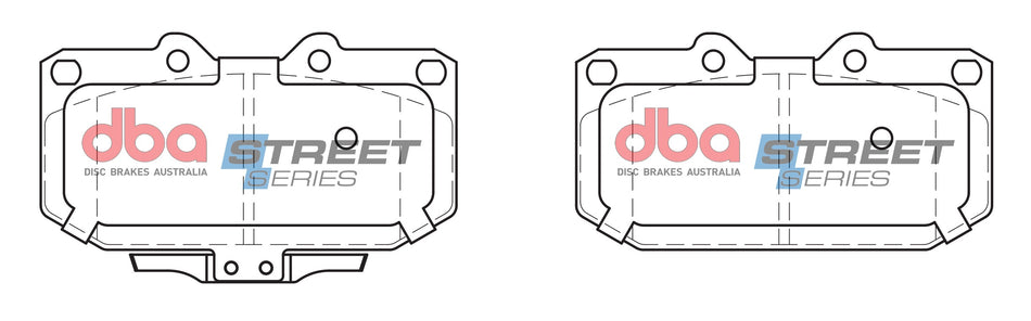 DBA Brake Pads Street Series Ceramic DB1170SS