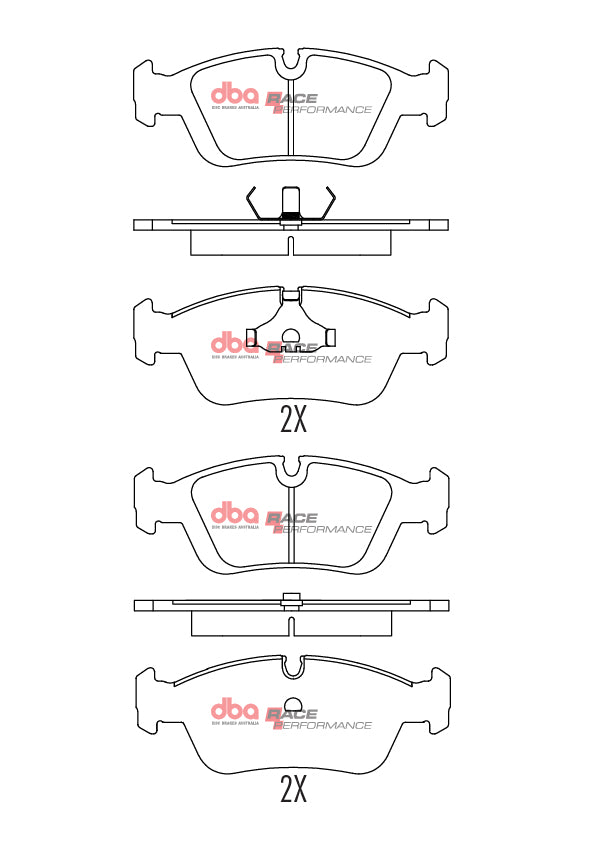 DBA Brake Pads Race Performance DB1224RP
