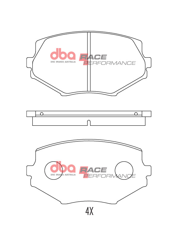 DBA Brake Pads Race Performance DB1282RP