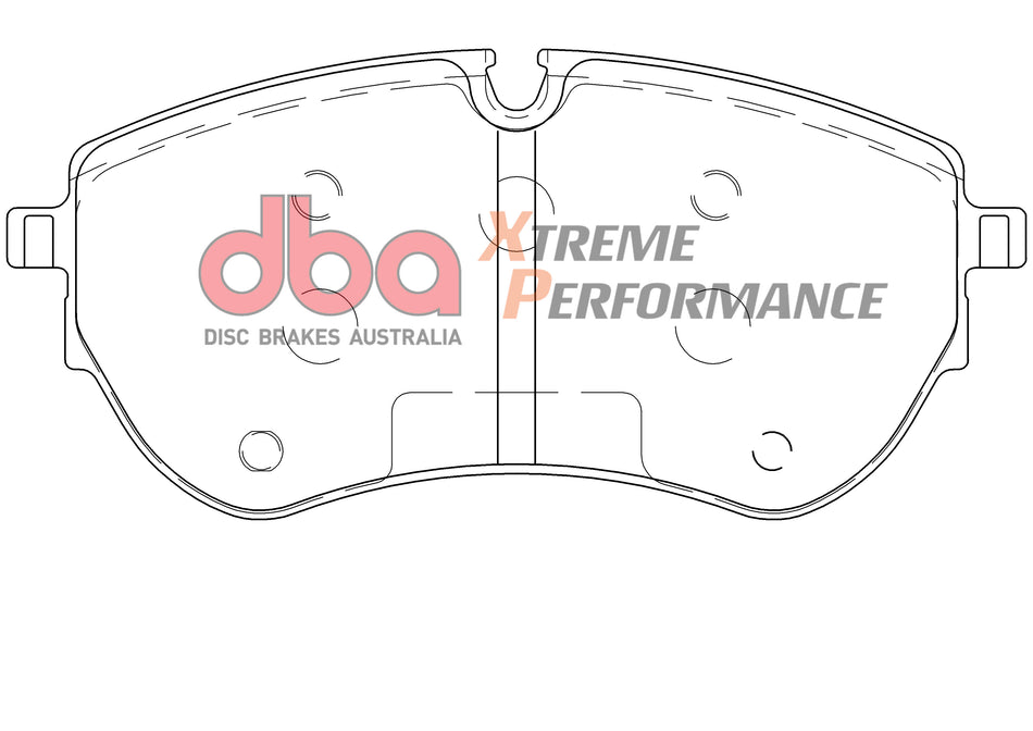 DBA Brake Pads Xtreme Performance ECE R90 certified DB15001XP