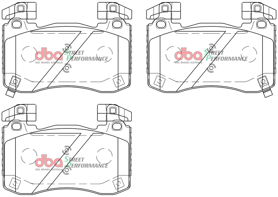 DBA Brake Pads Street Performance DB15003SP