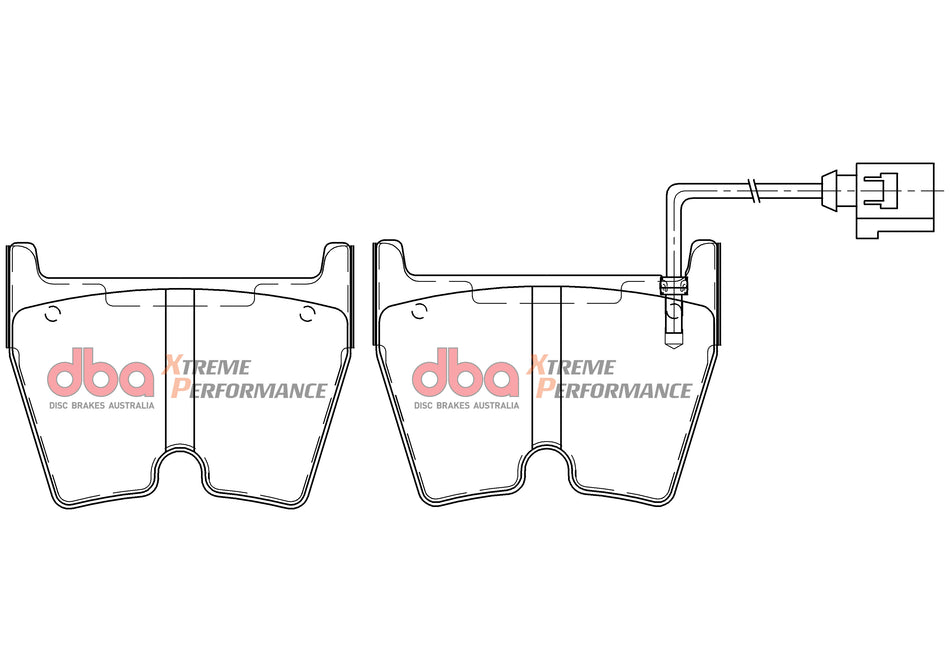DBA Brake Pads Xtreme Performance ECE R90 certified DB15005XP