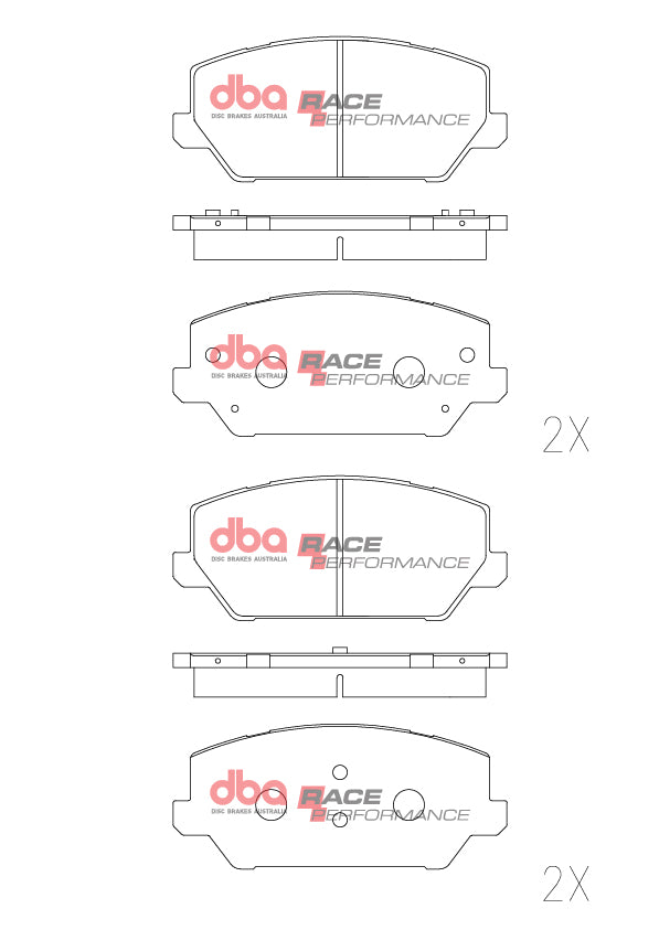 DBA Brake Pads Race Performance DB15012RP