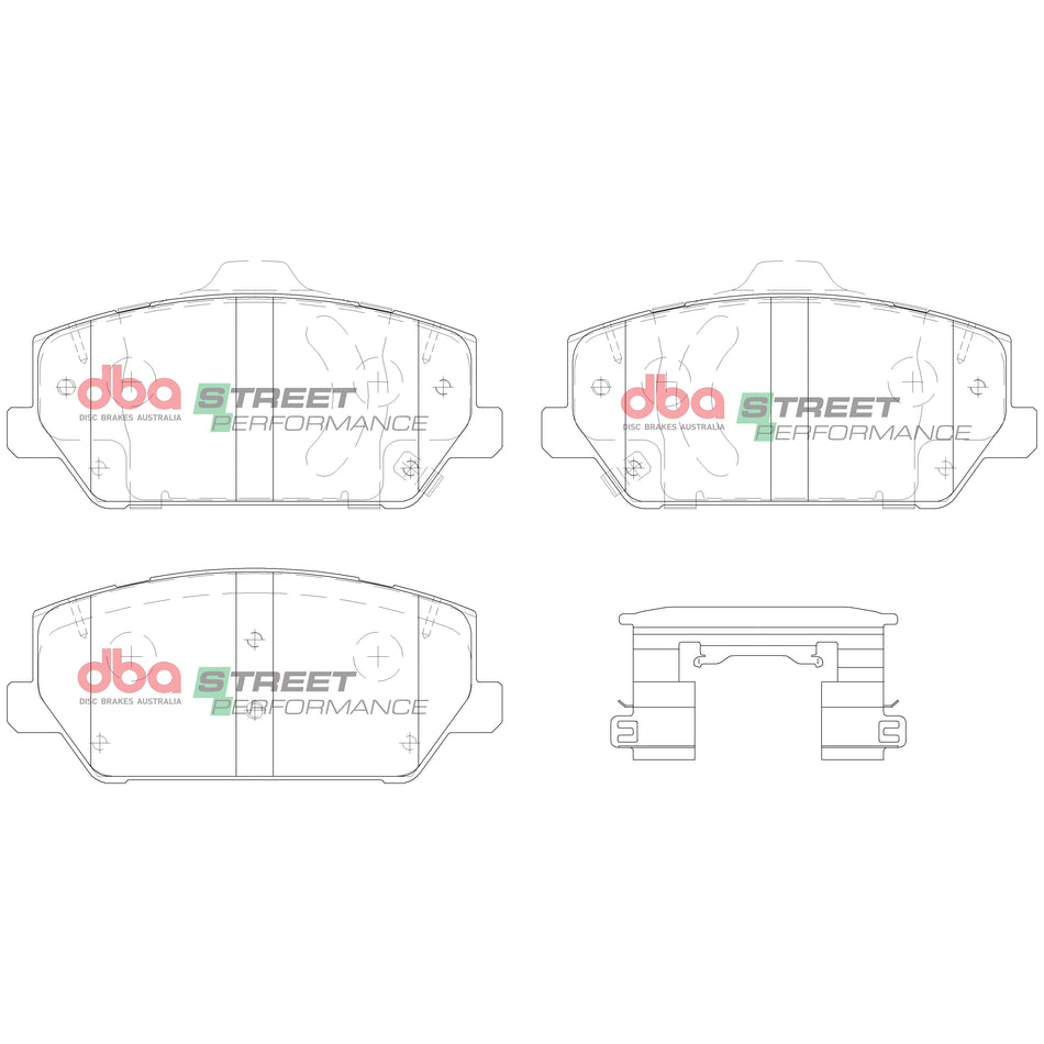 DBA Brake Pads Street Performance DB15012SP