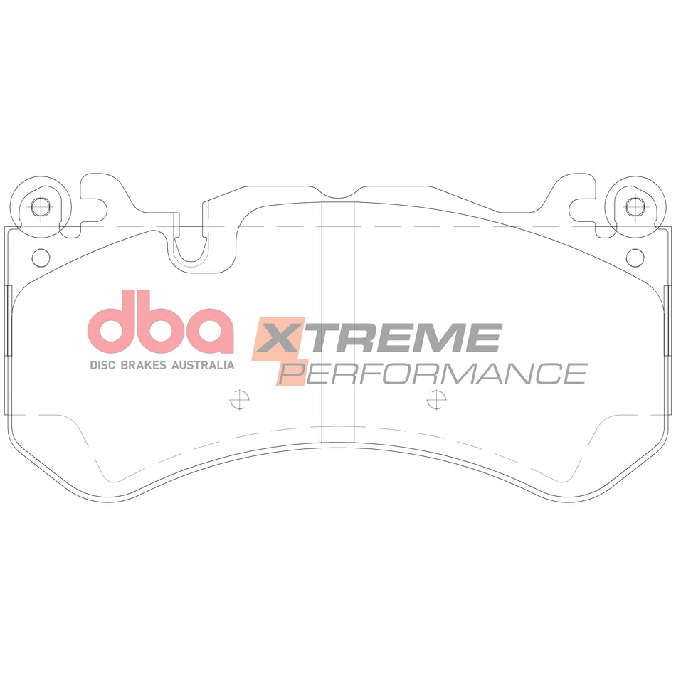 DBA Brake Pads Xtreme Performance ECE R90 certified DB15033XP
