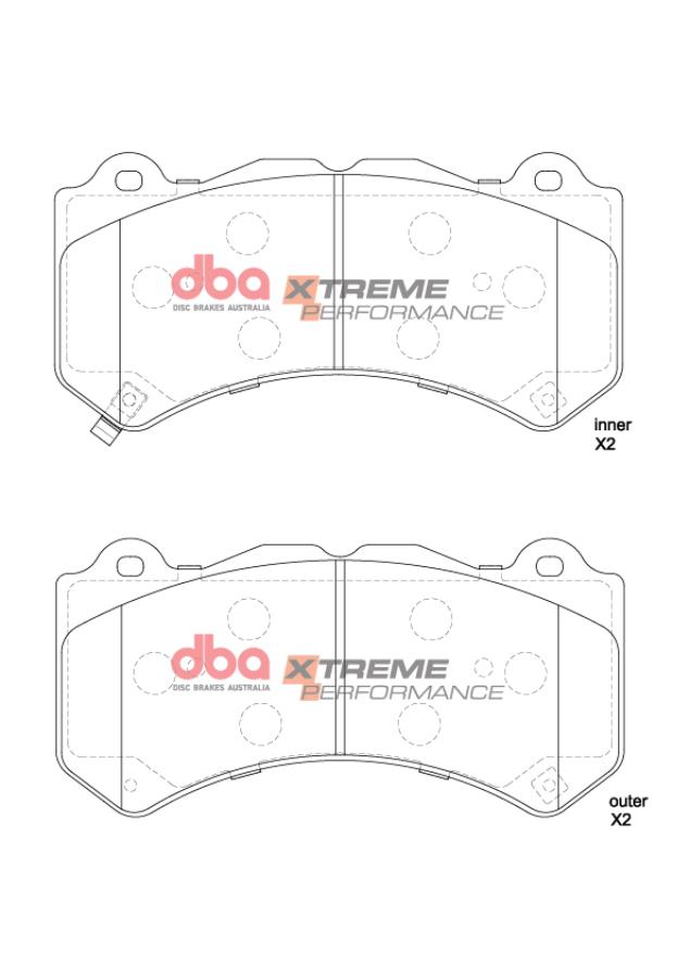 DBA Brake Pads Xtreme Performance DB15039XP