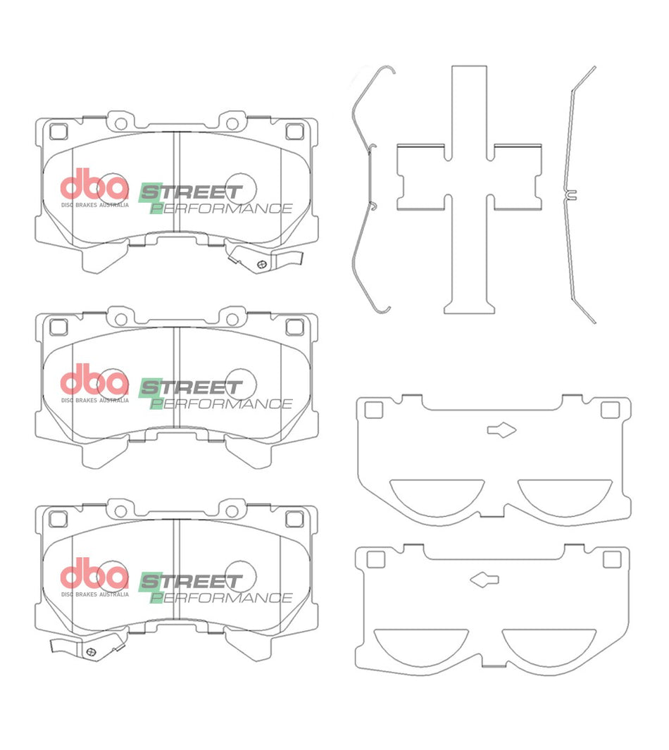 DBA Brake Pads Street Performance DB15077SP