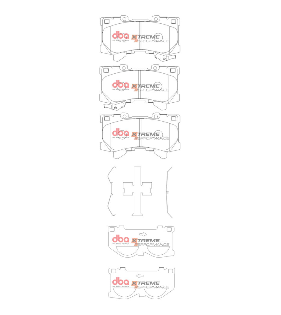DBA Brake Pads Xtreme Performance DB15077XP