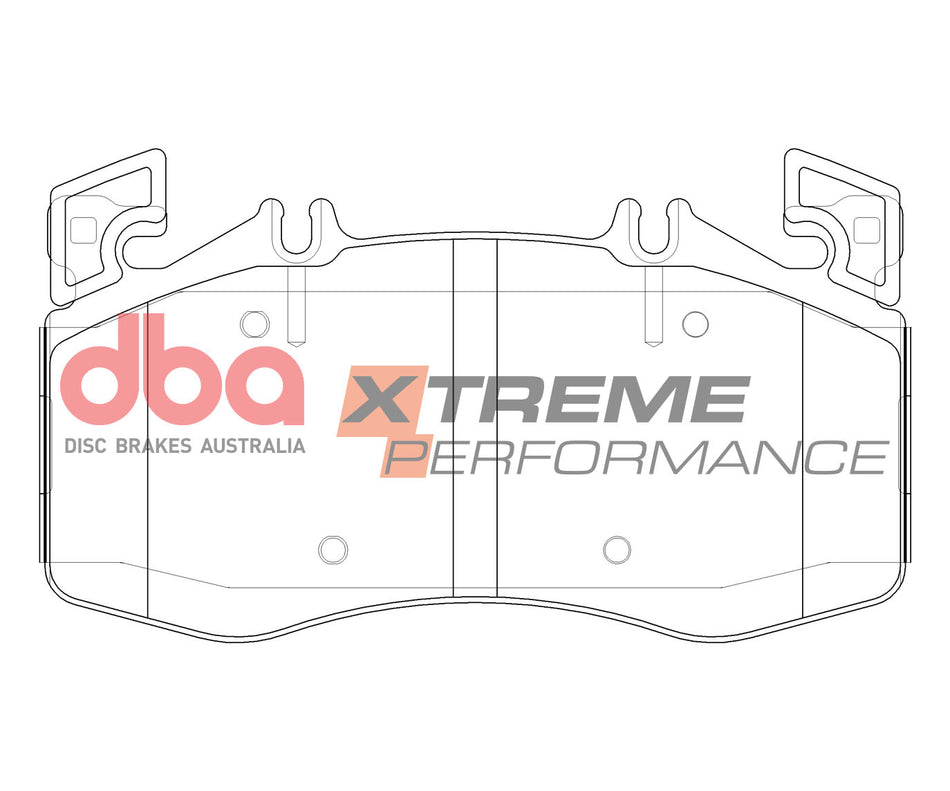 DBA Brake Pads Xtreme Performance ECE R90 certified DB15081XP